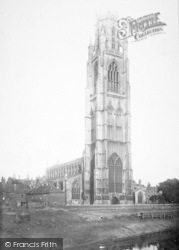 St Botolph's Church From N.W. 1890, Boston