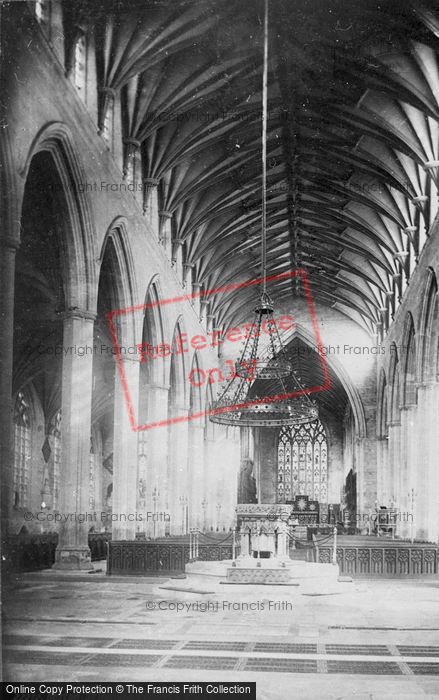 Photo of Boston, St Botolph's Church, Nave East 1889