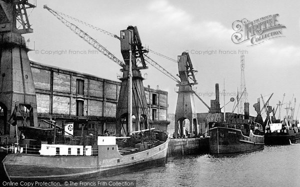 Photo of Boston, The Docks c.1955