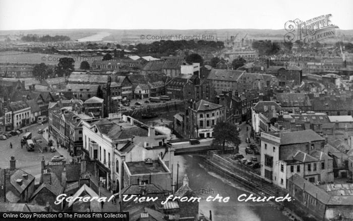 Photo of Boston, View From The Church c.1955