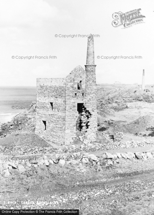 Photo of Botallack, Wheal Edward Engine House c.1955