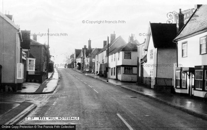 Photo of Botesdale, Bell Hill c.1955
