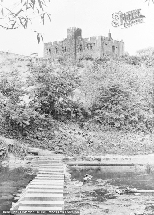 Photo of Bothal, The Stepping Stones And Castle c.1955