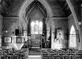 Holy Trinity Church Interior c.1939, Bothenhampton