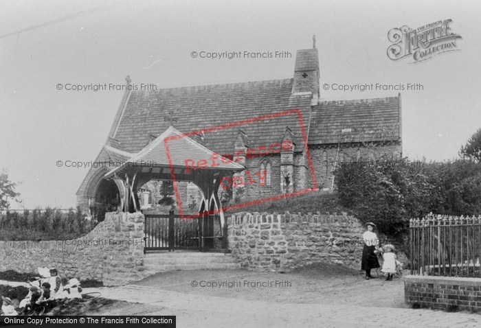 Photo of Bothenhampton, Holy Trinity New Church And Lychgate 1904