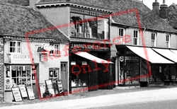 Shops In The Square c.1955, Botley