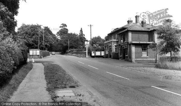 Photo of Botley, The Railway Hotel And Station Entrance c.1960