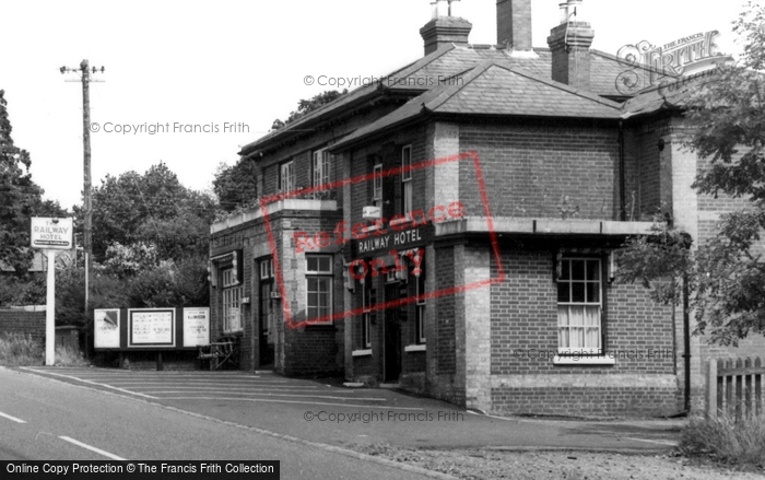 Photo of Botley, The Railway Hotel c.1960