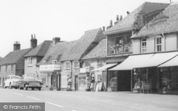 The Square, Local Businesses c.1960, Botley