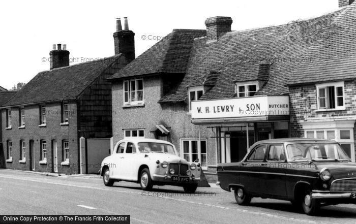 Photo of Botley, W. H. Lewery & Son Butcher, The Square c.1960