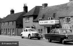 W. H. Lewery & Son Butcher, The Square c.1960, Botley