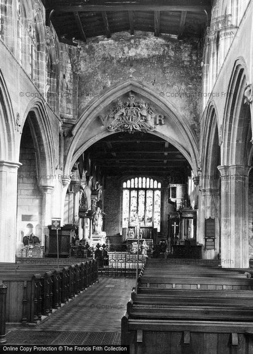 Photo of Bottesford, The Church Nave c.1955