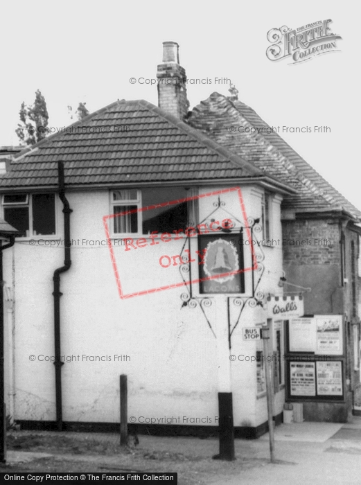 Photo of Bottisham, Post Office And The Bell Inn Sign c.1955
