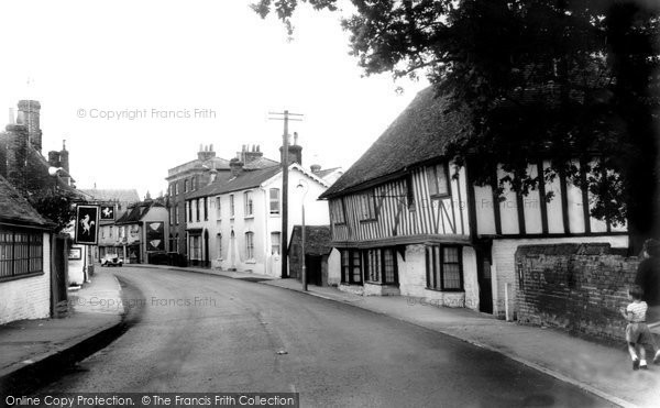 Photo of Boughton, Old Houses c.1960