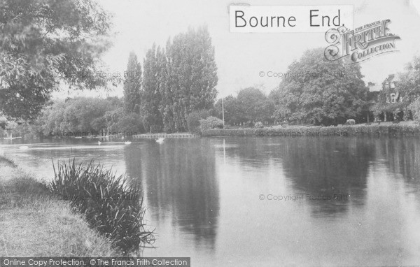 Photo of Bourne End, Below Railway Bridge 1899
