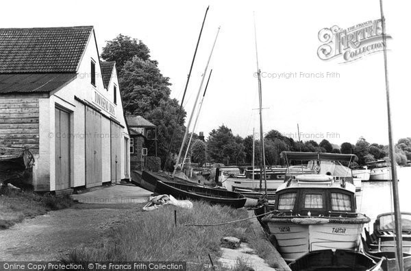 Photo of Bourne End, Boat Houses c.1955