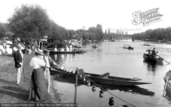Photo of Bourne End, Boats On The Thames 1899