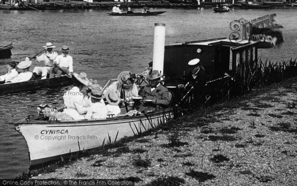 Photo of Bourne End, Picnic On The Boat 1899