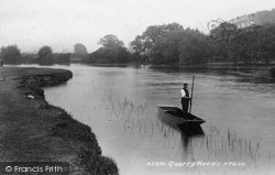 Punting, Quarry Woods 1899, Bourne End