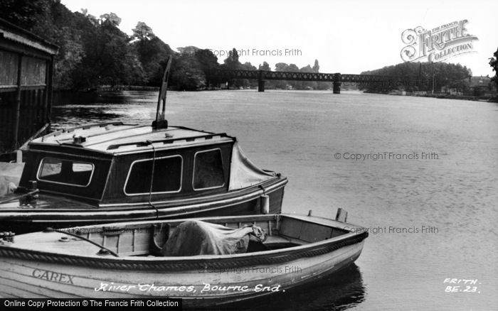 Photo of Bourne End, River Thames c.1955