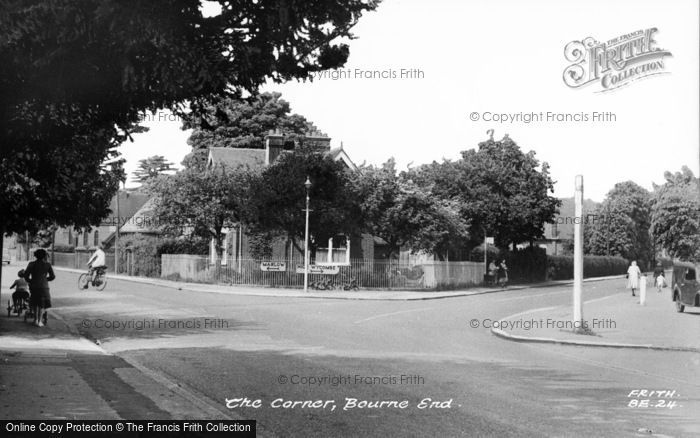 Photo of Bourne End, The Corner c.1955
