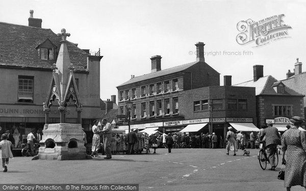 Photo of Bourne, Market Square 1955