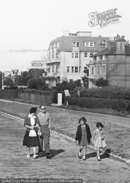 Photo of Bournemouth, A Family Walk, East Overcliff Drive c.1955