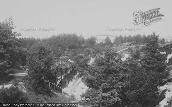 Photo of Bournemouth, Alum Chine, Rustic Bridge 1892
