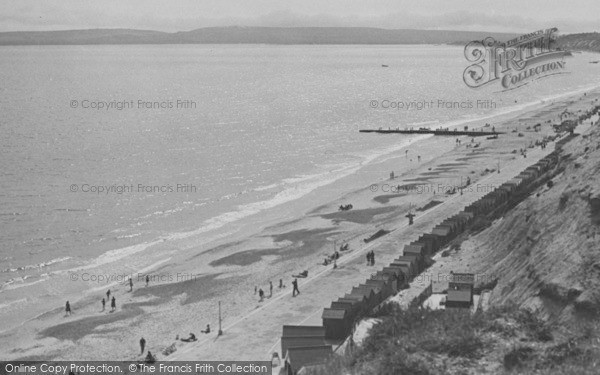 Photo of Bournemouth, Bay Looking West c.1950