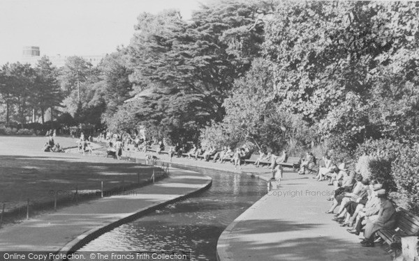 Photo of Bournemouth, Bourne Stream c.1955