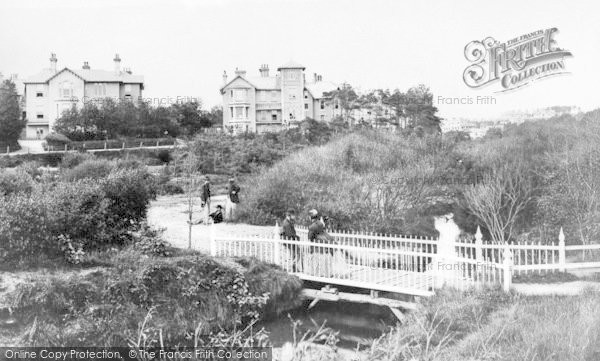 Photo of Bournemouth, 'brookside' And Bridge Near Pier Approach 1865