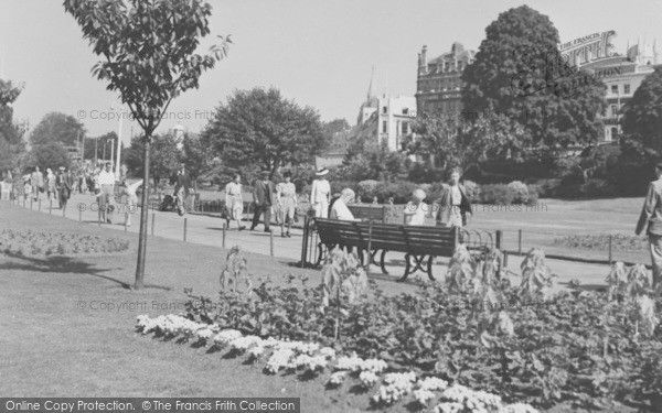 Photo of Bournemouth, Central Gardens c.1955