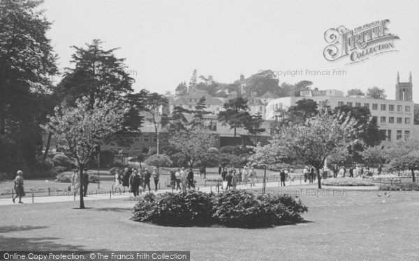 Photo of Bournemouth, Central Gardens c.1960