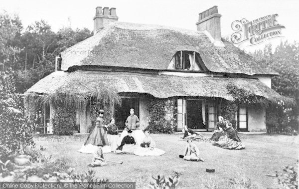 Photo of Bournemouth, Cliff Cottage, West Cliff 1863