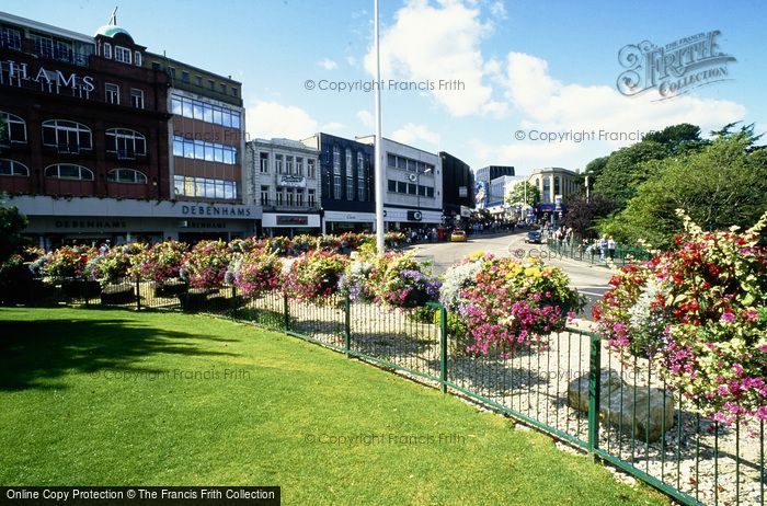Photo of Bournemouth, Commercial Road From The Square c.2000