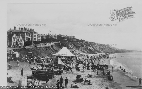 Photo of Bournemouth, East Cliff Beach 1904