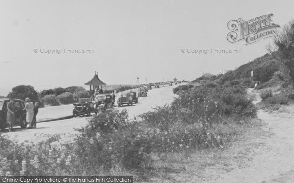 Photo of Bournemouth, East Cliff, Overcliff Drive c.1955