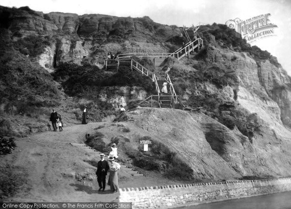 Photo of Bournemouth, East Cliff Steps 1908