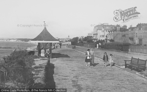 Photo of Bournemouth, East Overcliff Drive c.1955