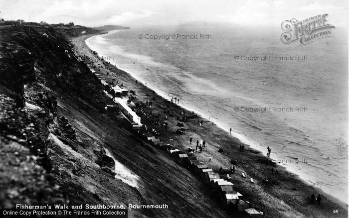 Photo of Bournemouth, Fisherman's Walk And Southbourne c.1905
