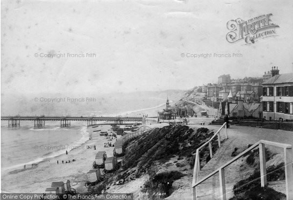 Photo of Bournemouth, From East 1895