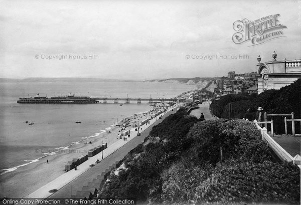 Photo of Bournemouth, From East Cliff 1918