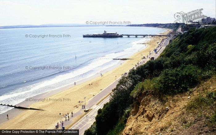 Photo of Bournemouth, From East Cliff 1998