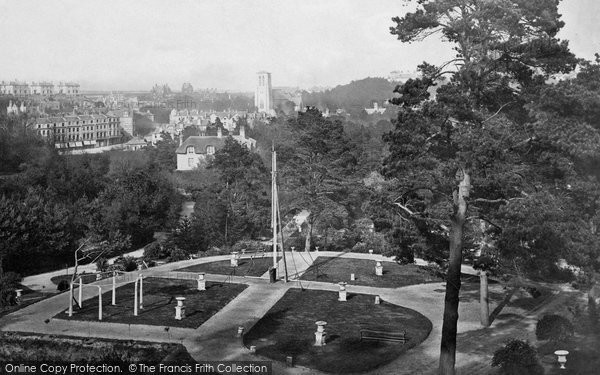 Photo of Bournemouth, From The Gardens c.1865