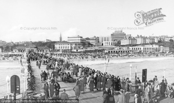 Photo of Bournemouth, From The Pier c.1935