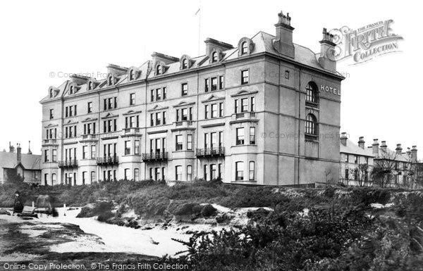 Photo of Bournemouth, Highcliffe Mansions Hotel 1887