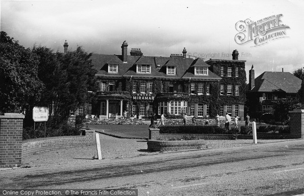 Photo of Bournemouth, Hotel Miramar, East Overcliff Drive c.1955