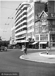 Meyrick Mansion Hotel And Westover Road c.1950, Bournemouth