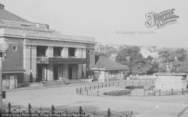 Photo of Bournemouth, Pavilion Forecourt And Fountain c.1955