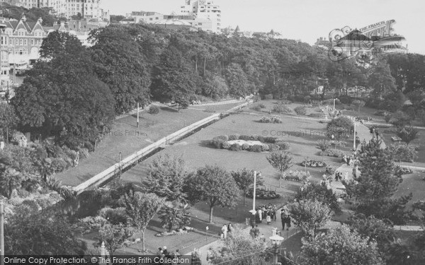 Photo of Bournemouth, Pavilion Gardens c.1955